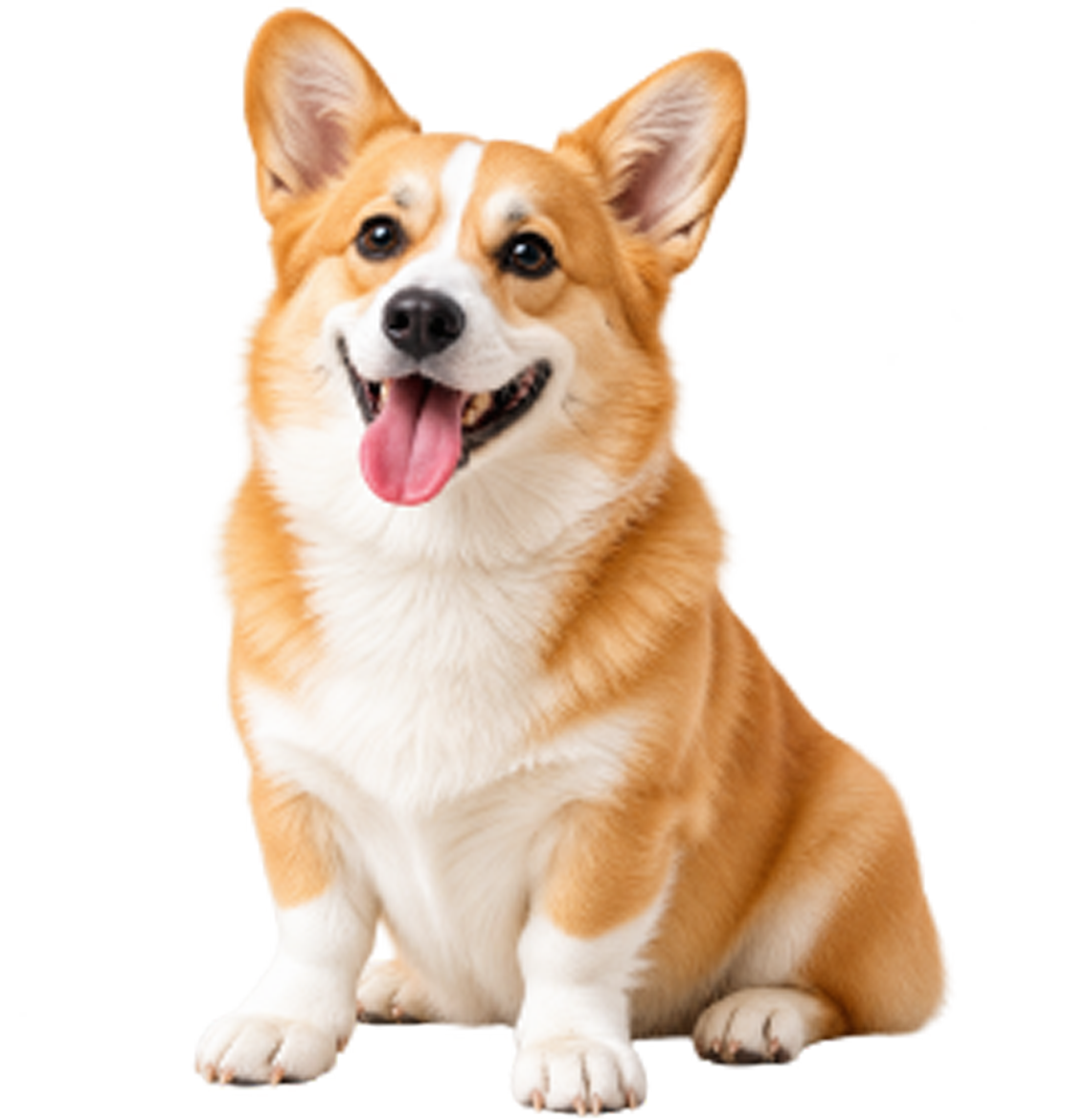 Chó corgi ngồi